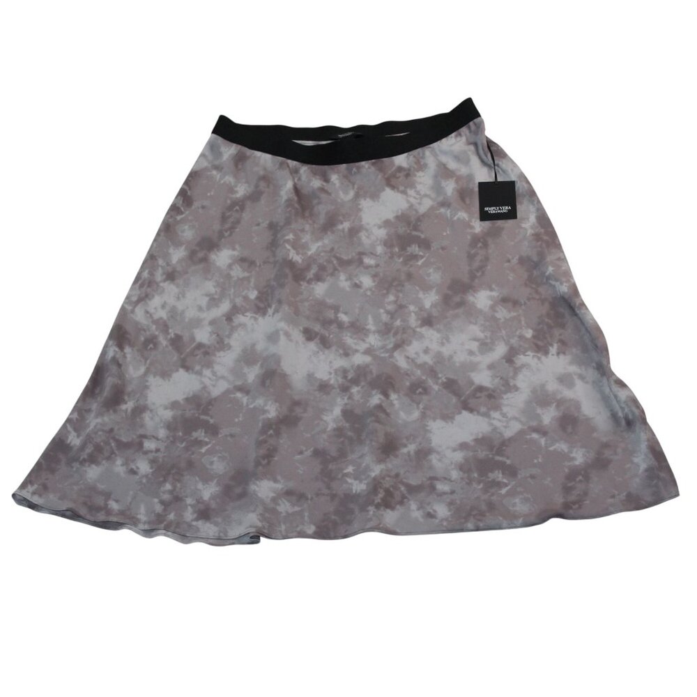 NWT Simply Vera Size XL Vera Wang Modern Multicolored Stretch Skirt Romantic